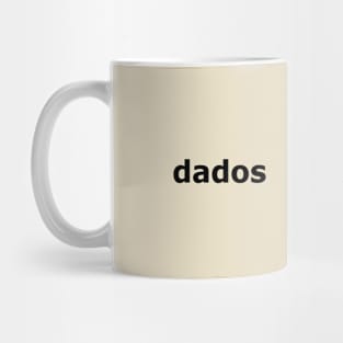 Dados são melhor do que a opinião (Data > Opinion, Portuguese Beige) Mug